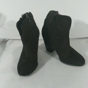 Carlos Santana Faux Suede Madera Buckle Bootie 8.5